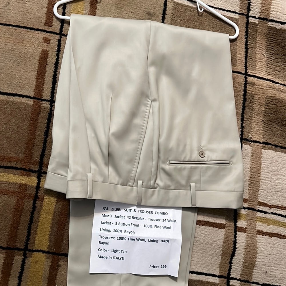 PAL. ZILERI SUIT. &. TROUSER. Combination